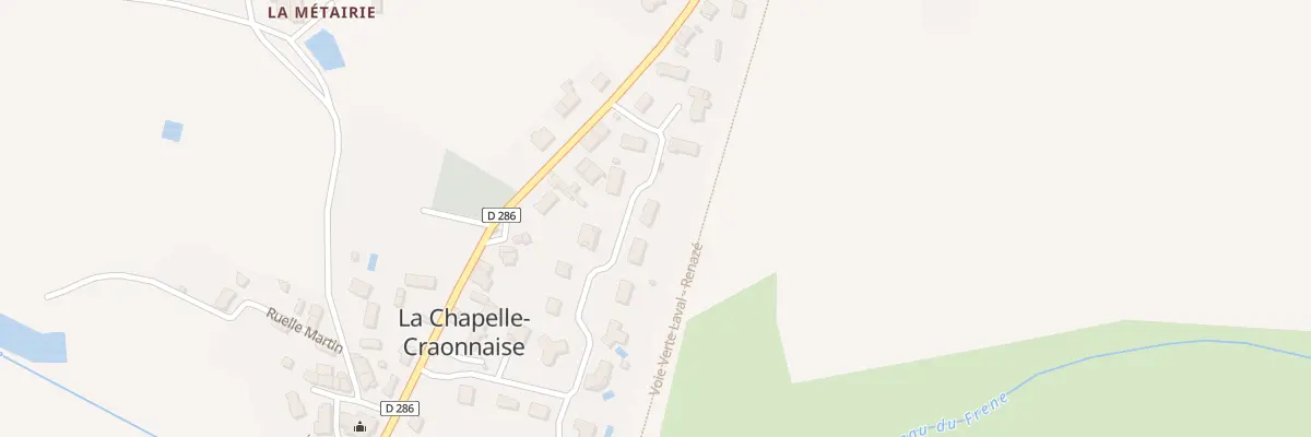 Plan du 6 Rue des Acacias à La Chapelle-Craonnaise