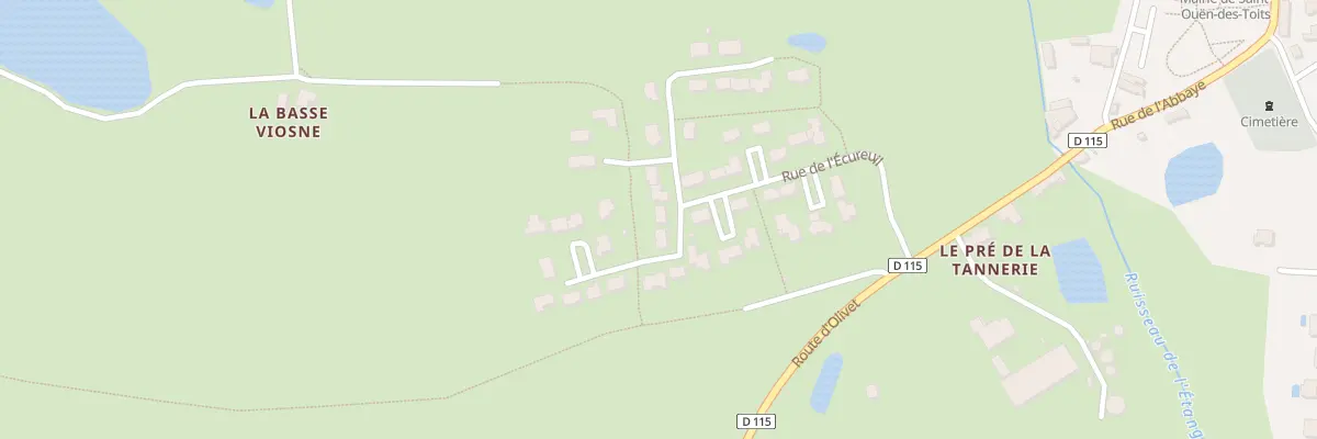 Plan du 8 Rue du Hérisson à Saint-Ouën-des-Toits