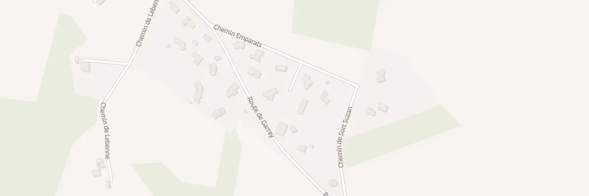 Plan du 5001 Che Emparats à Sort-en-Chalosse
