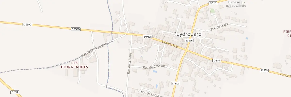 Plan du 5278 Puydrouard à Forges