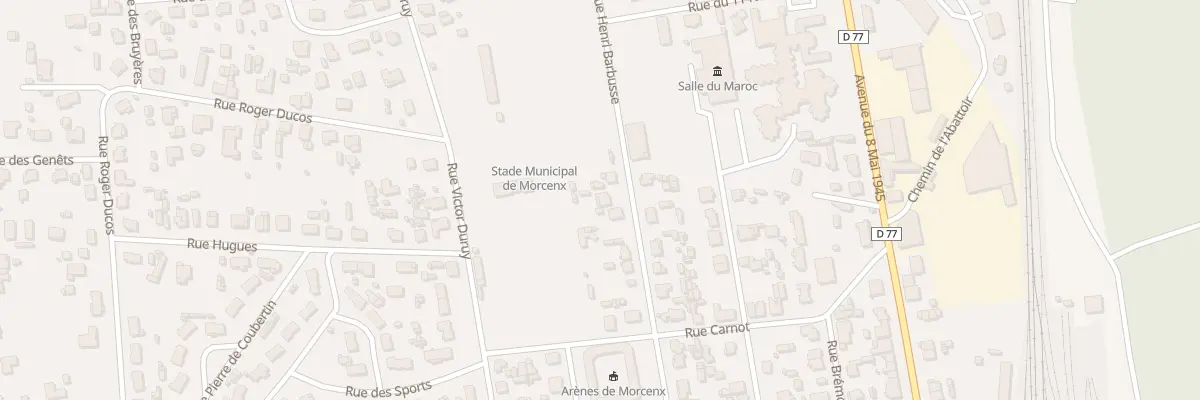 Plan du 13 Rue Henri Barbusse à Morcenx-la-Nouvelle