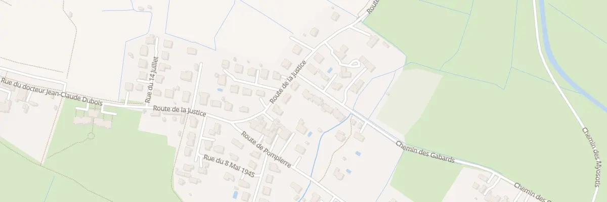 Plan du 2 Che des Gabards à Saujon