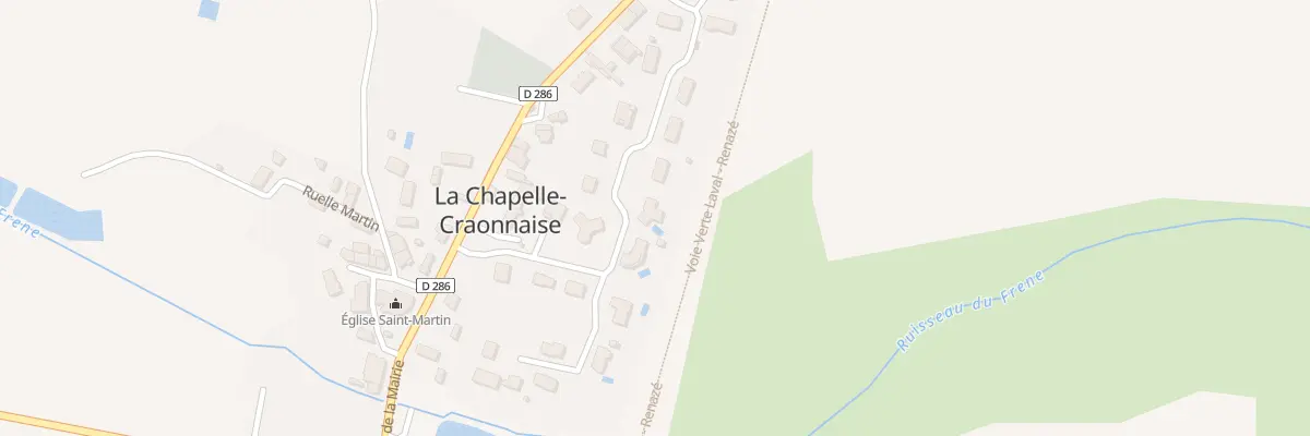 Plan du 12 Rue des Acacias à La Chapelle-Craonnaise