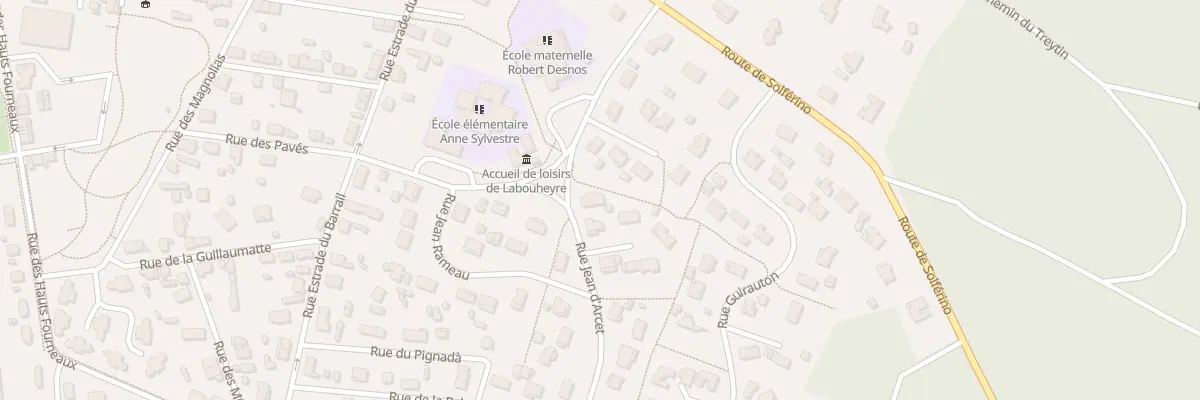 Plan du 47 Rue Jean d’Arcet à Labouheyre