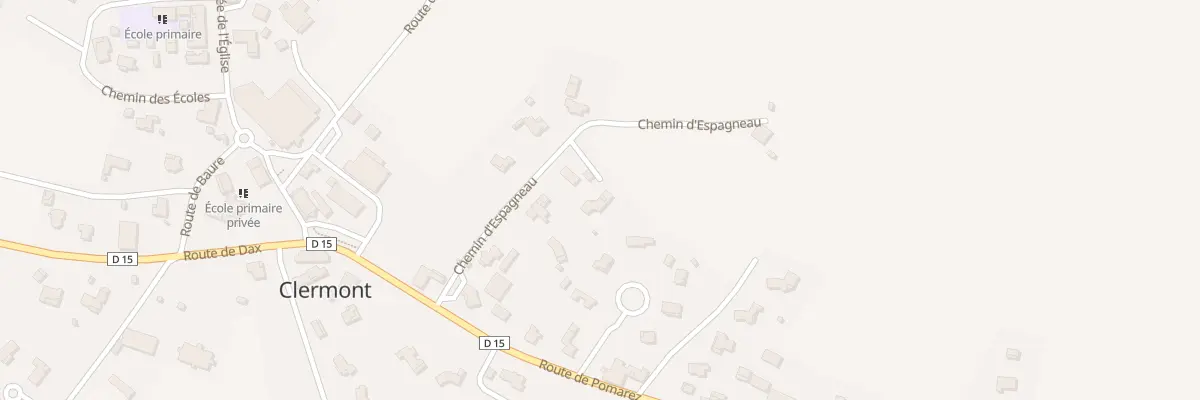 Plan du 176 Che d’Espagnau à Clermont