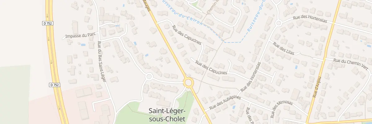 Plan du 13 Rue des Capucines à Saint-Léger-sous-Cholet