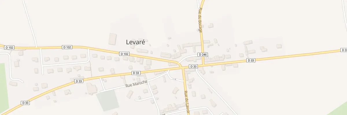 Plan du 9 Pl de l’Eglise à Levaré