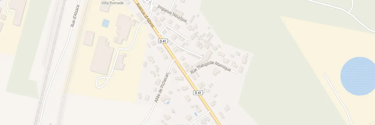 Plan du 475 Av d’Albret à Rion-des-Landes