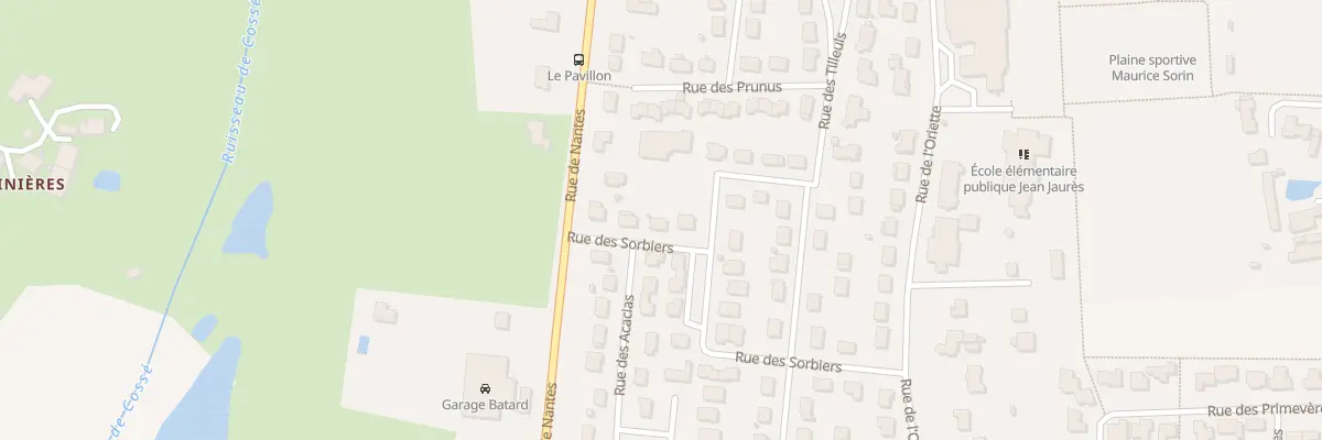 Plan du 5 Rue des Sorbiers à Cossé-le-Vivien