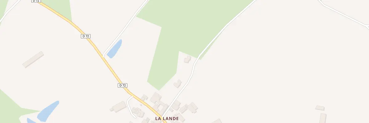 Plan du 5429 La Lande à Saint-Malô-du-Bois