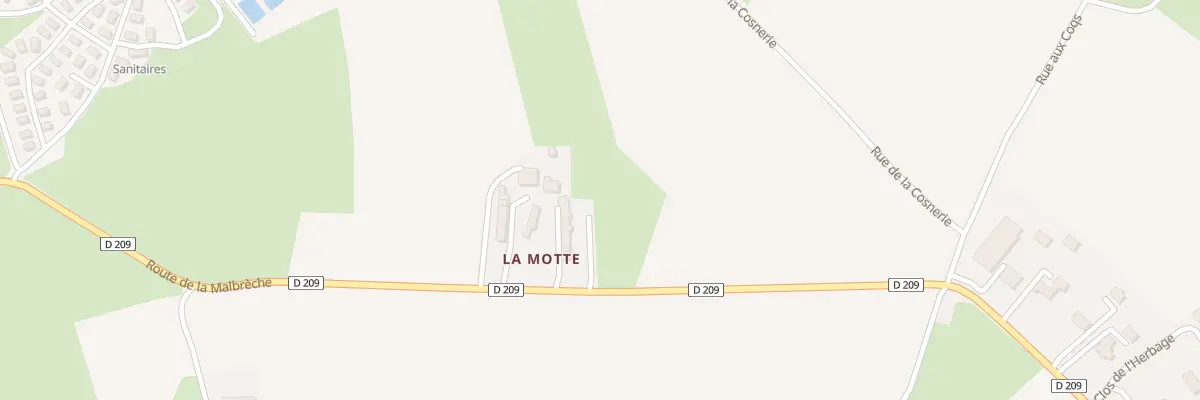 Plan du 764 Rte de Malbreche à Litteau
