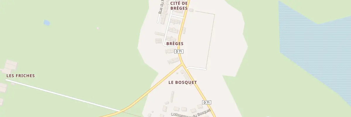 Plan du 1829 Rte de la Maison Neuve Nyoisea à Segré-en-Anjou Bleu