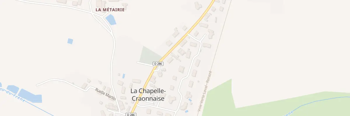 Plan du 2 Rue de la Gare à La Chapelle-Craonnaise