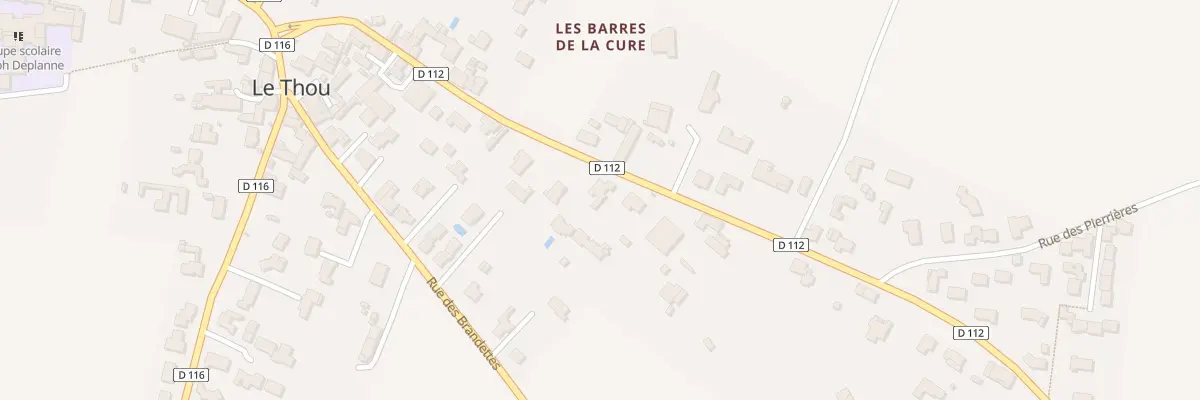 Plan du 22A Rue de la Justice au Thou