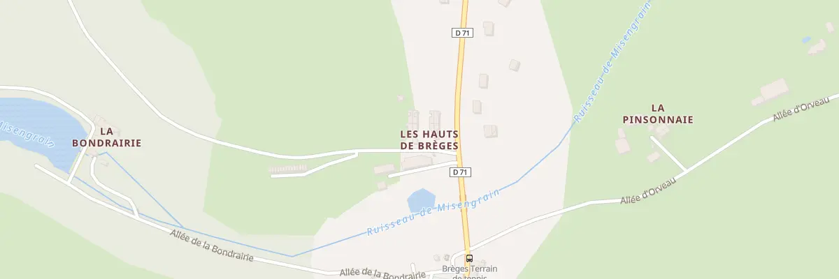Plan du 30 Rte des Aulnays Nyoiseau à Segré-en-Anjou Bleu