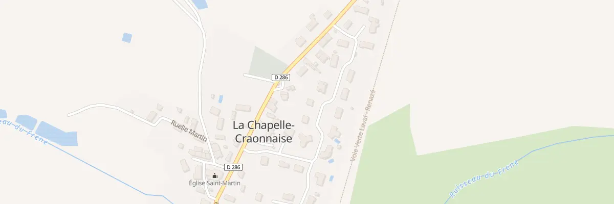 Plan du 11 Rue des Acacias à La Chapelle-Craonnaise