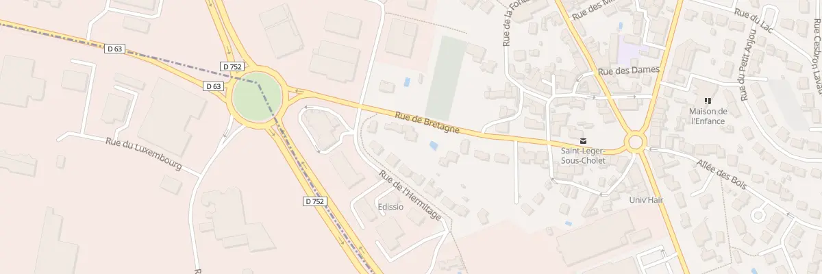 Plan du 21 Rue de Bretagne à Saint-Léger-sous-Cholet