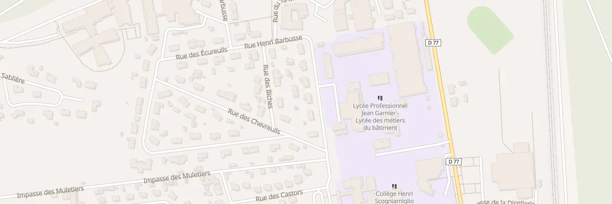 Plan du 21 Rue Henri Barbusse à Morcenx-la-Nouvelle