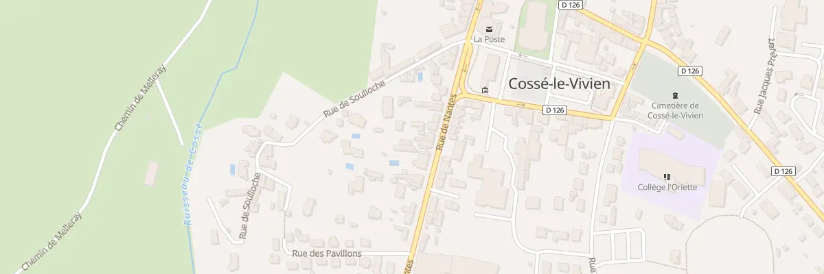 Plan du 52 Rue de Nantes à Cossé-le-Vivien