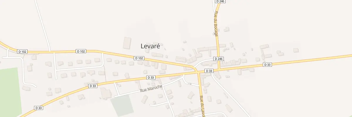 Plan du 1 Rue de la Mairie à Levaré
