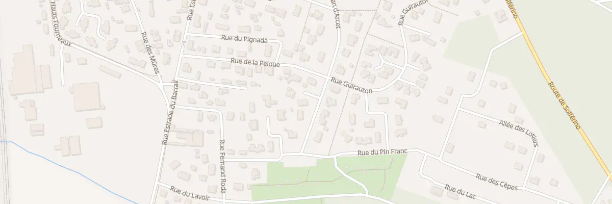 Plan du 295 Rue Jean d’Arcet à Labouheyre