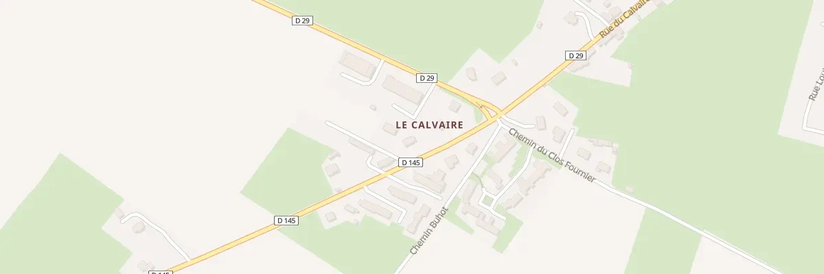 Plan du 110 Rte de la Ramee à Trévières