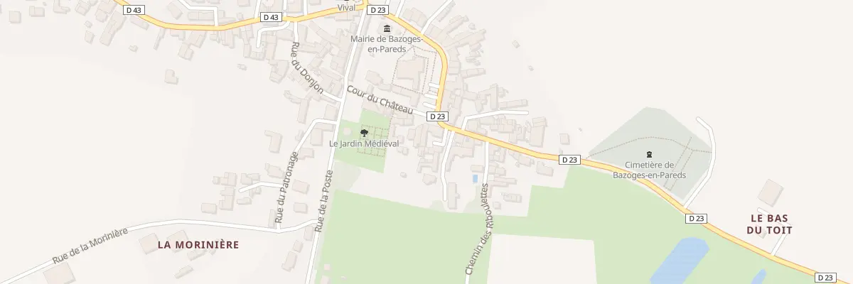 Plan du 56 Rue Marechal de Lattre de Tass à Bazoges-en-Pareds