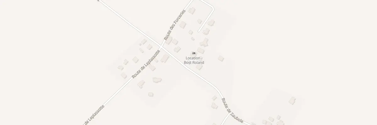 Plan du 518 Rte de Saubole à Préchacq-les-Bains