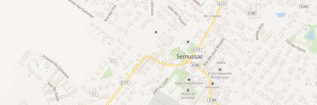Plan du 16C Rue du Pasteur Jarousseau à Semussac