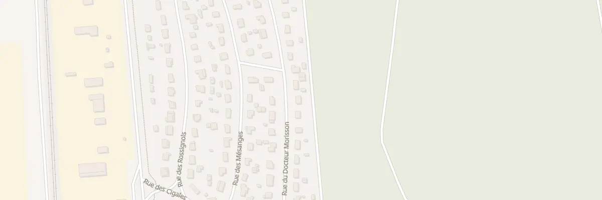 Plan du 587 Rue du Docteur Morisson à Labouheyre