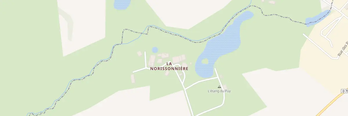 Plan du 5001 La Norissonnière à Saint-Mars-la-Réorthe