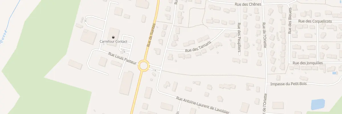 Plan du 17 Rue des Tamaris à Cossé-le-Vivien