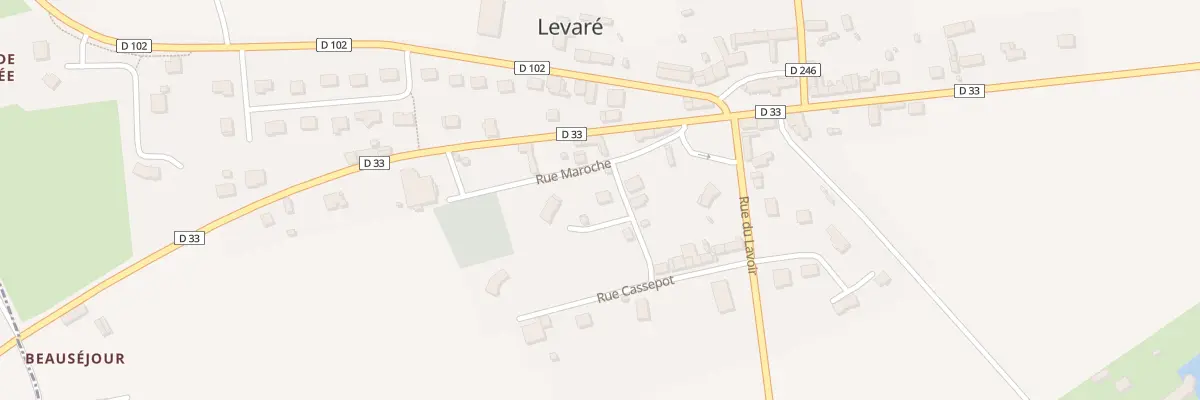 Plan du 7 Rue Maroche à Levaré