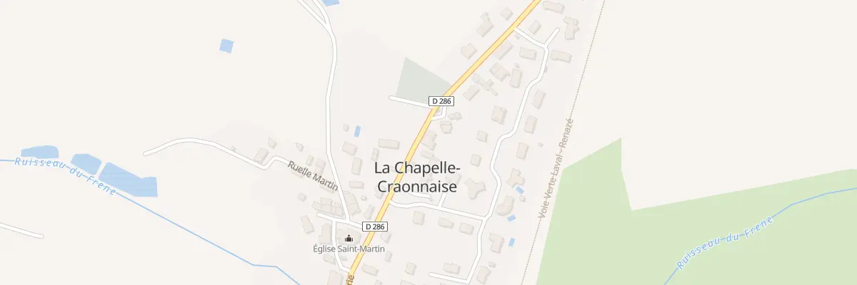 Plan du 3 Rue de la Mairie à La Chapelle-Craonnaise
