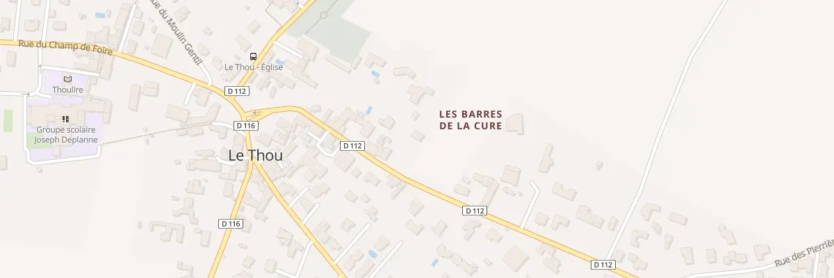 Plan du 23 Rue de la Justice au Thou