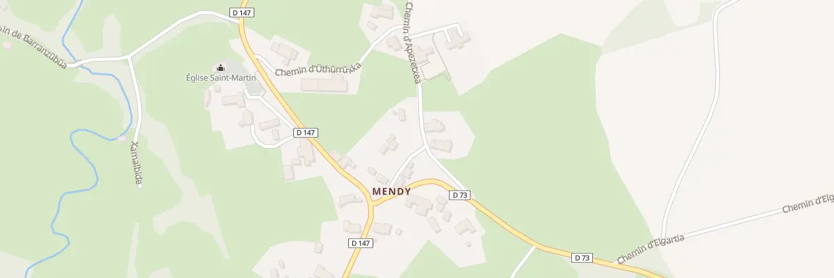 Plan du 4 Che de Laxera à Idaux-Mendy