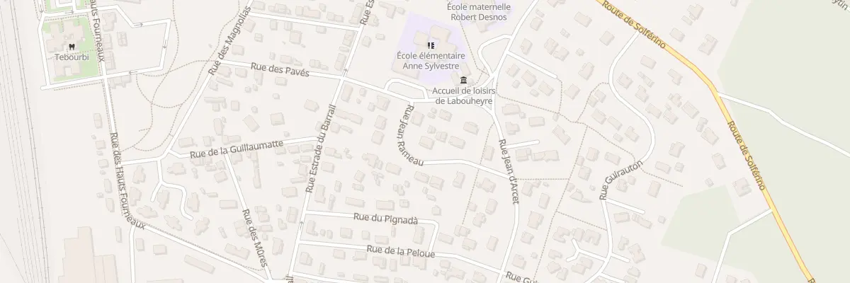 Plan du 85 Rue Jean Rameau à Labouheyre