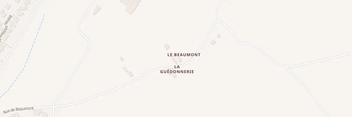 Plan du 5 Fief de Beaumont au Boupère