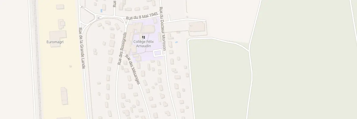 Plan du 291 Rue du Docteur Morisson à Labouheyre
