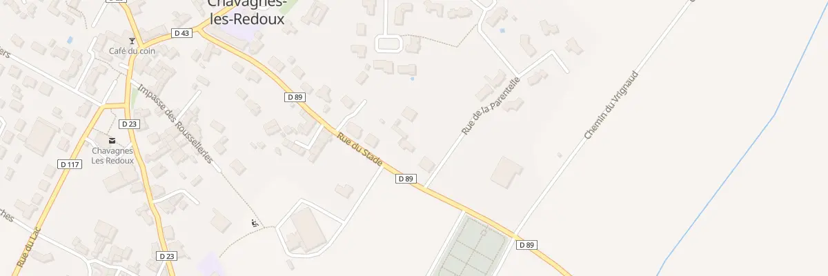 Plan du 49 Rue du stade à Chavagnes-les-Redoux