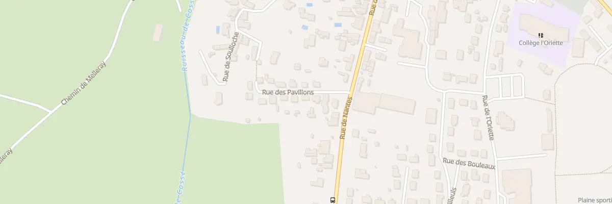 Plan du 3 Rue des Pavillons à Cossé-le-Vivien
