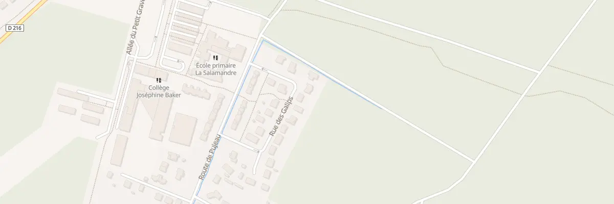 Plan du 22 Rue des Galips à Mios