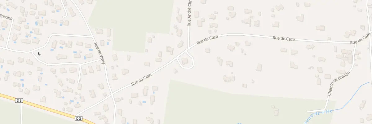 Plan du 750F Rue de Caze à Mios