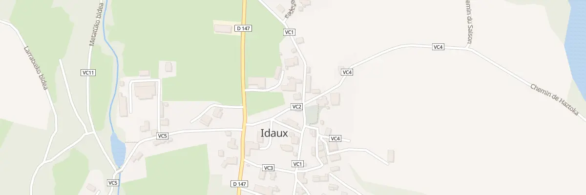 Plan du 105 Che d’Etxandia à Idaux-Mendy