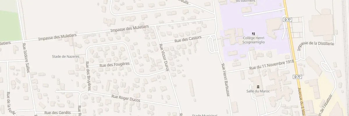 Plan du 34 Rue Victor Duruy à Morcenx-la-Nouvelle