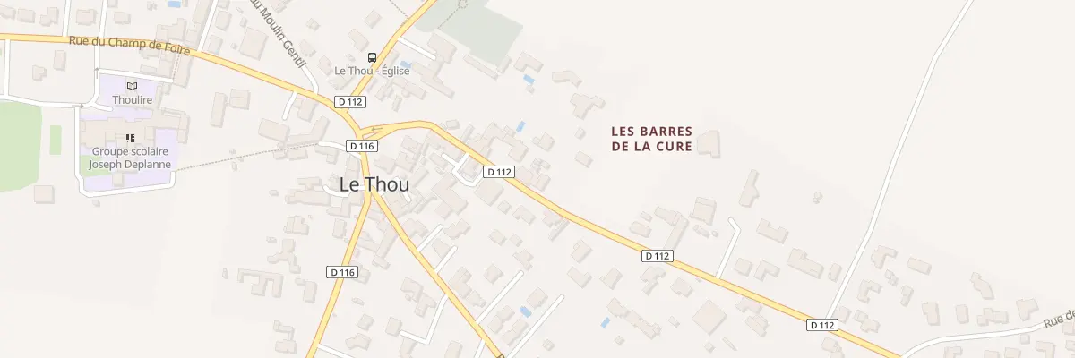 Plan du 19 Rue de la Justice au Thou