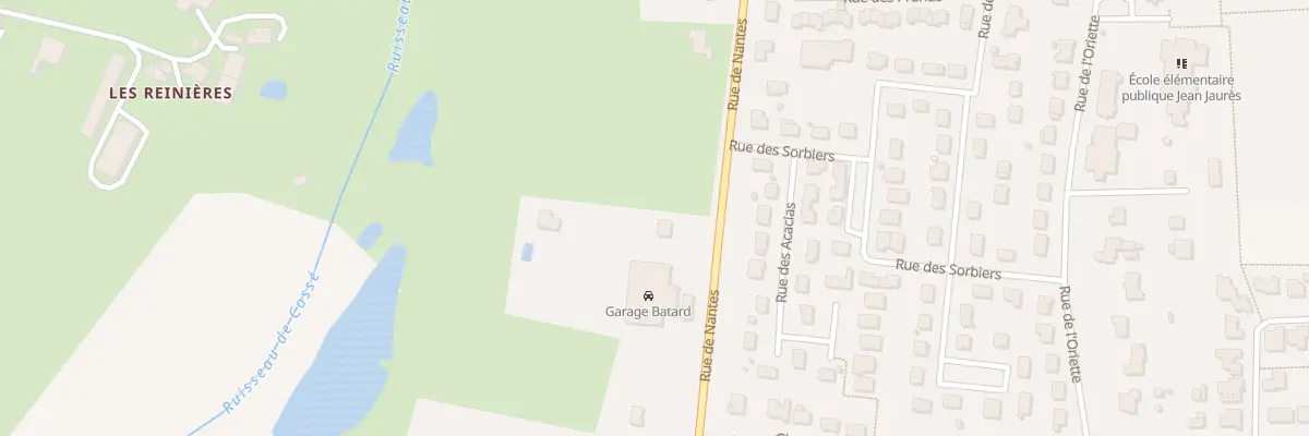 Plan du 96 Rue de Nantes à Cossé-le-Vivien