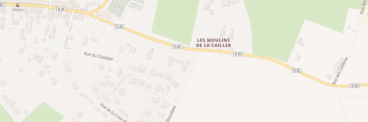 Plan du 2 La Braudière au Gué-de-Velluire