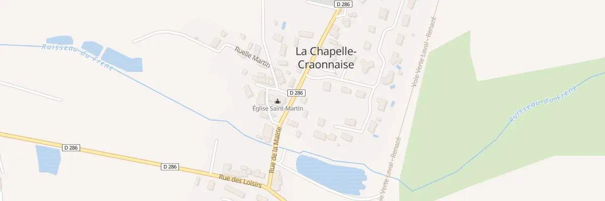 Plan du 5 Rue de la Mairie à La Chapelle-Craonnaise