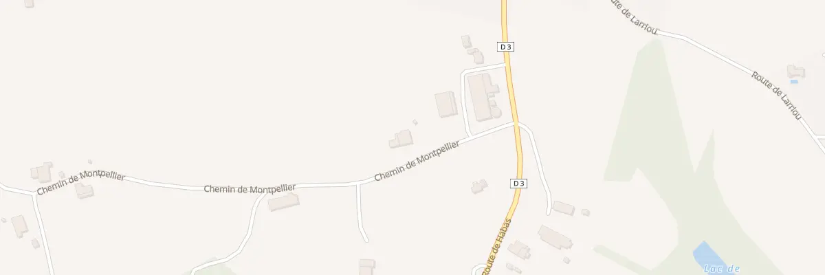 Plan du 84 Rte d’Orthez à Estibeaux